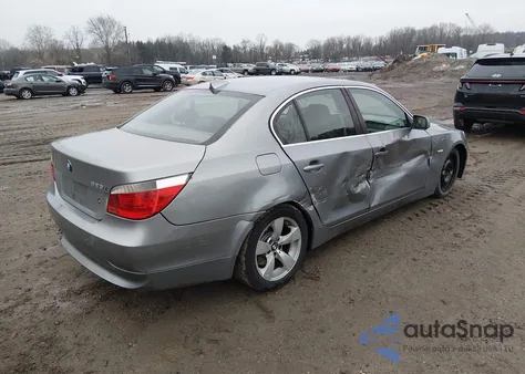 2007 BMW 525I z USA, uszkodzony, nr VIN WBANE535X7CW60337